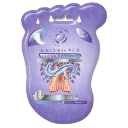 Masca exfolianta pentru picioare tip soseta cu extract de lavanda, Setablu