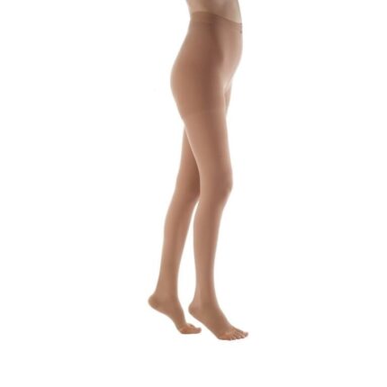 Ciorapi compresivi clasa I (18-21 mmHg), dres Rayat, vârf închis, mărimea 2-S, bej