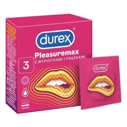 Prezervative Durex PleasureMax, cutie cu 3 bucati – imagine 2