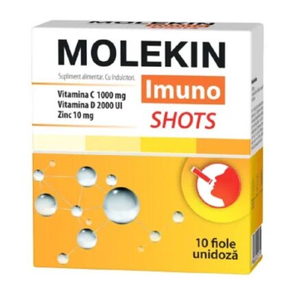 Supliment alimentar Molekin Imuno Shots, Zdrovit, 10 fiole unidoză