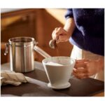 Filtre albe, hartie, pentru cafetiere, marimea 4, 80 buc, FSC Mix – imagine 3