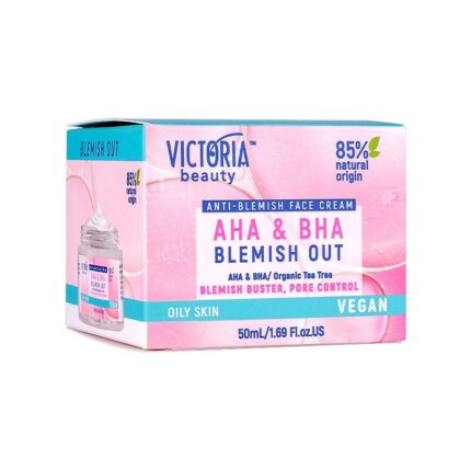 Crema fata cu AHA&BHA impotriva imperfectiunilor, Victoria Beauty, 50 ml