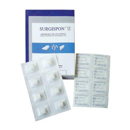 Bureti hemostatici, Surgispon, Cutie 32 buc (4 folii X 8bureti)