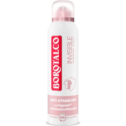 Deodorant Spray Antiperspirant Borotalco Invisible Pink, 150 ml