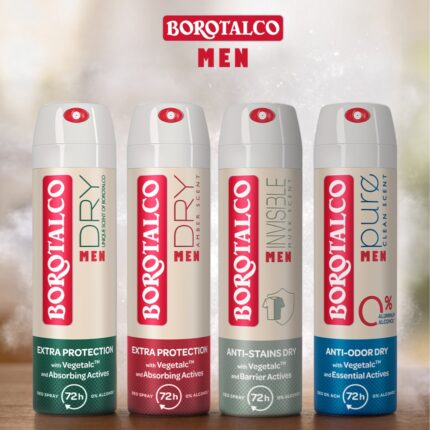 Deodorant Spray Antiperspirant Borotalco Men Fresh, 150 ml – imagine 2