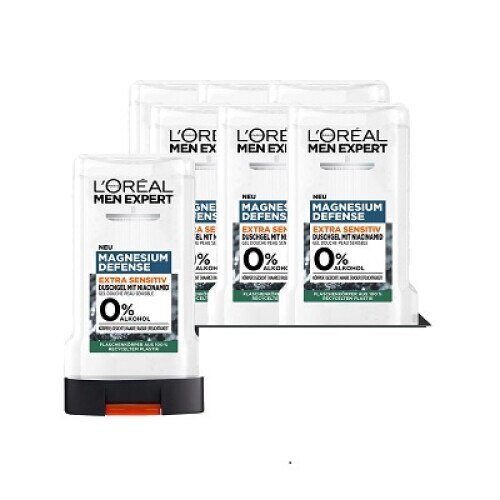 res_d9790dd90c7f85f583aaf50ab2d465dc.jpg Gel de dus 5IN1 L"OREAL MEN EXPERT extra sensitiv 250ML
