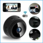 Camera de supraveghere Smart Mini 150 grade, Full HD 1080P, Wireless, Night Vision, microfon incorporat, Detectarea persoanelor si miscarilor