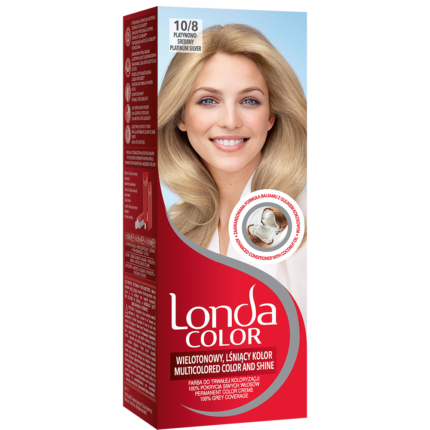 Vopsea de par permanenta Londa 10/8 Argintiu, 110ml – imagine 2