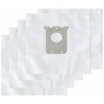 Set 5 saci compatibili din microfibra tip S-bag pentru aspiratoare AEG, Philips, Electrolux, Hanseatic, MioStar, SATRAP, Volta, Quele / Privileag si Tornado