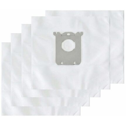 Set 5 saci compatibili din microfibra tip S-bag pentru aspiratoare AEG, Philips, Electrolux, Hanseatic, MioStar, SATRAP, Volta, Quele / Privileag si Tornado