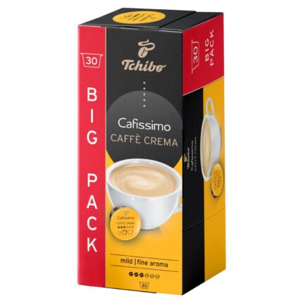 Cafea capsule Tchibo Cafissimo Caffè Crema Fine Aroma, 30 buc, big pack, 210 g